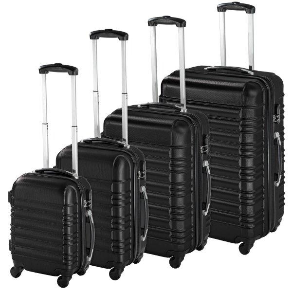 ABS kemény falú utazó bőrönd készlet 4db