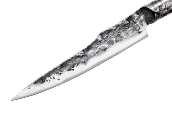 Samura-Meteora univerzális kés, VG10 damasztacél, 17.4 cm, ezüst/fekete