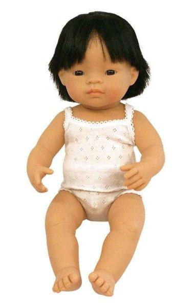 Ázsiai fiú baba Miniland 38 cm