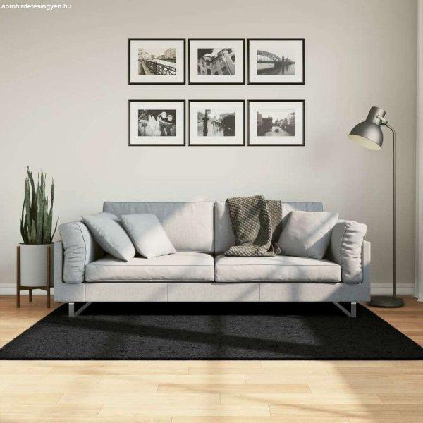vidaXL OVIEDO fekete rövid szálú szőnyeg 120 x 170 cm