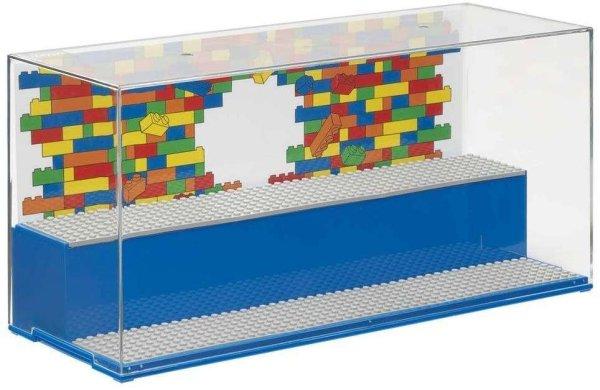 LEGO® Play & Display Klasszikus Kék vitrin platformmal