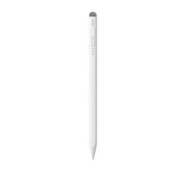 BASEUS érintőképernyő ceruza (aktív, passzív, kapacitív, LED kijelző +
póthegy) FEHÉR Apple Pencil kompatibilis