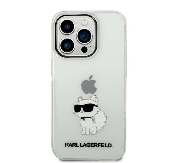 Karl Lagerfeld IML Choupette NFT hátlap tok iPhone 14 Pro, átlátszó