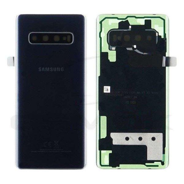 Akkumulátorfedél Samsung G975 Galaxy S10 Plus Prisma fekete fényképezőgép
lencsével Gh82-18406A [Eredeti szervizcsomag]
