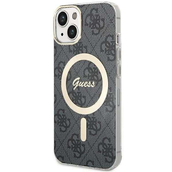 Guess 4G MagSafe tok iPhone 15 Plus / 14 Plus - fekete