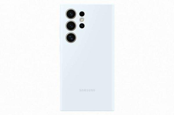 Samsung Galaxy S24 Ultra szilikon tok, Fehér