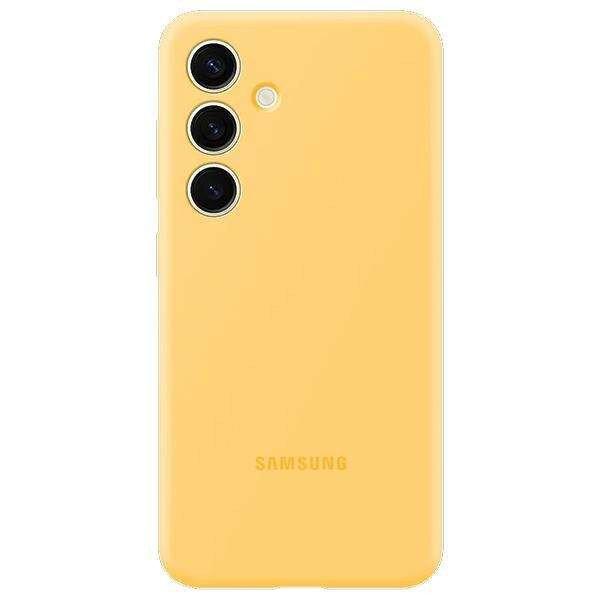 Etui EF-PS921TYEGWW Samsung S24 S921 sárga szilikon tok