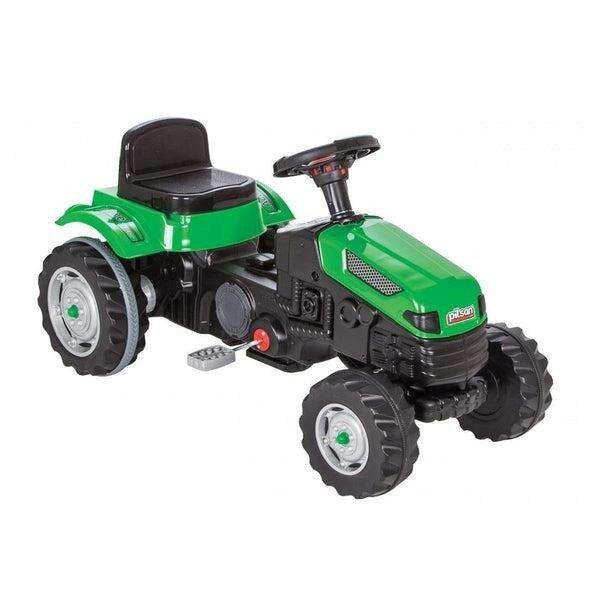 Pedálos traktor zöld színben