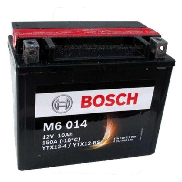 Bosch YTX12-BS 12v 10Ah 150A bal AGM motor akkumulátor