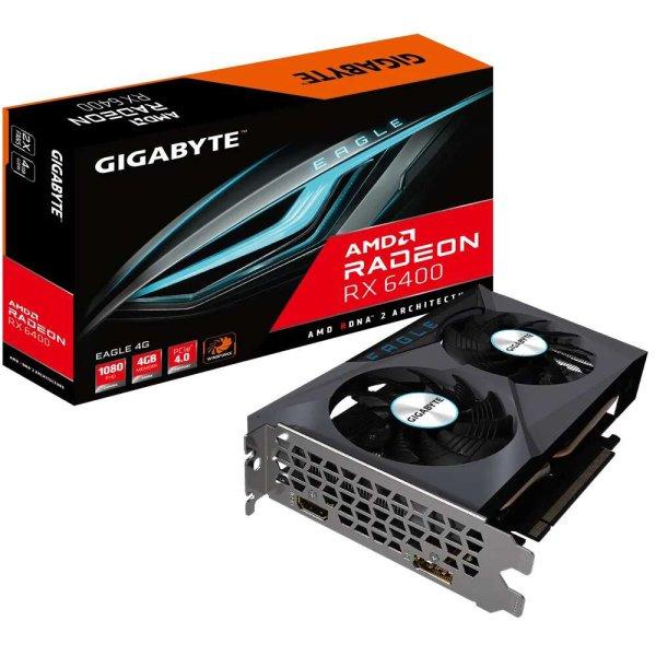Gigabyte Videokártya PCI-Ex16x AMD RX 6400 4GB DDR6 OC