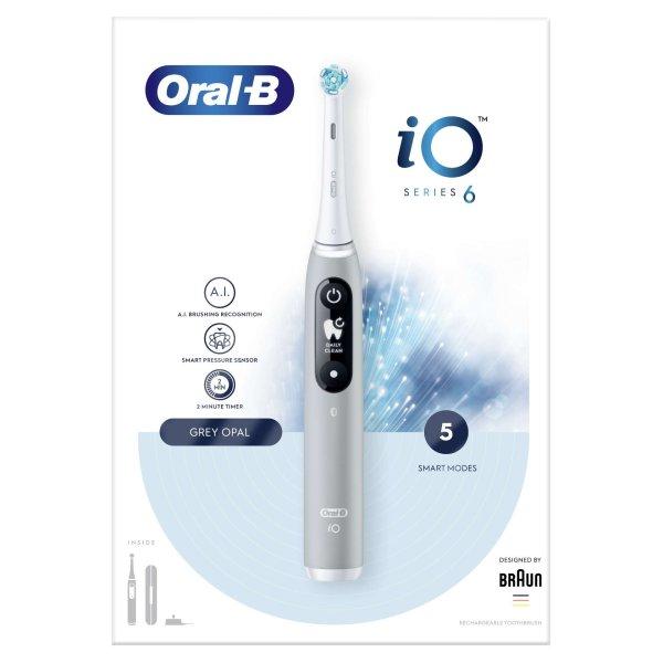 Oral-B iO Series 6 Elektromos Fogkefe, Szürke