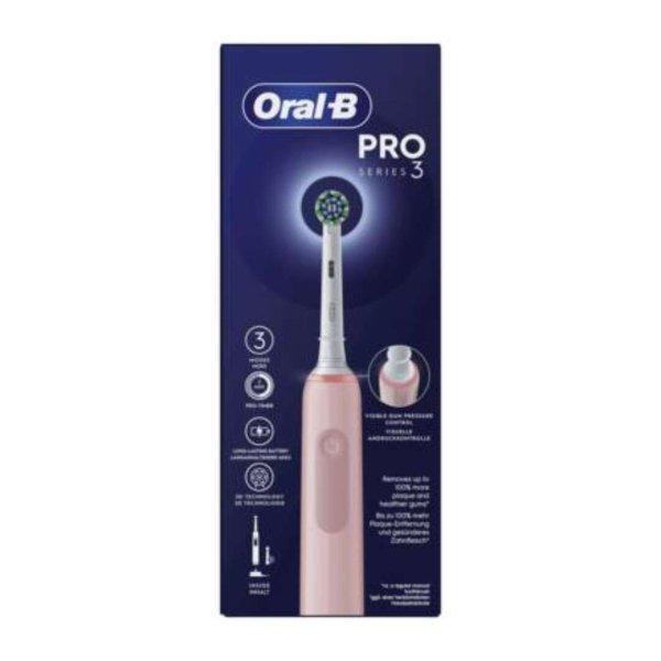 Oral-B Pro 3 3000 Cross Action Elektromos fogkefe - Rózsaszín
