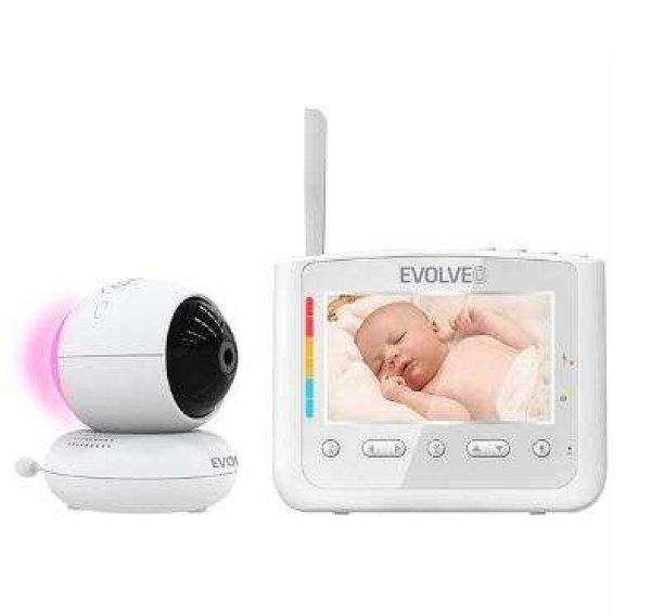 Evolveo NL4 bébi monitor éjszakai fénnyel és forgó kamerával (BMOCAM-NL4)