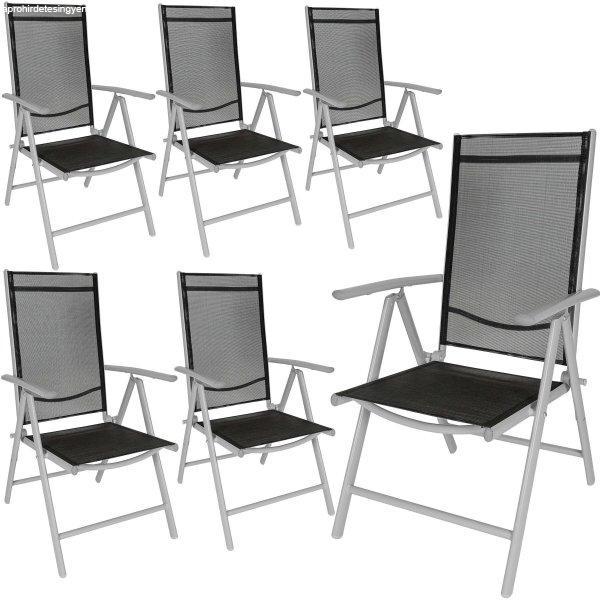 6 alumínium kerti összecsukható szék