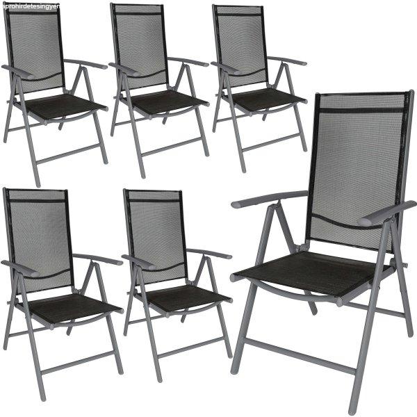 6 alumínium kerti összecsukható szék