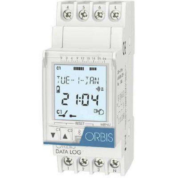 ORBIS Zeitschalttechnik DATA LOG 230 V Kalapsínes időkapcsoló óra Digitális
250 V/AC