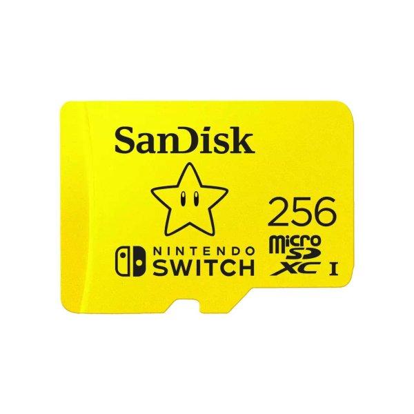 Sandisk 256GB Nintendo Switch microSDXC UHS-I CL10 memóriakártya