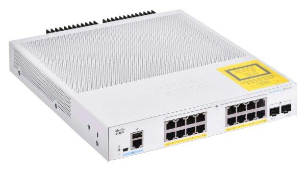 Cisco Cisco CBS250-16P-2G-EU Gigabit PoE+ Switch
