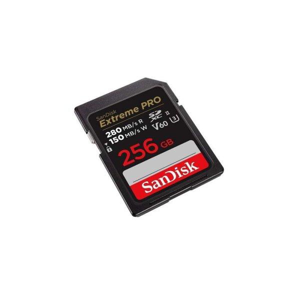 Sandisk 256GB Extreme PRO SDXC UHS-II CL10 Memóriakártya