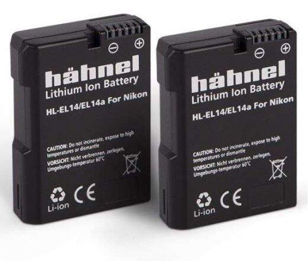 Hahnel HL-EL14/14A Twin Pack akkumulátor szett (Nikon EN-EL14/14A, 1050mAh)
(1000 160.6)
