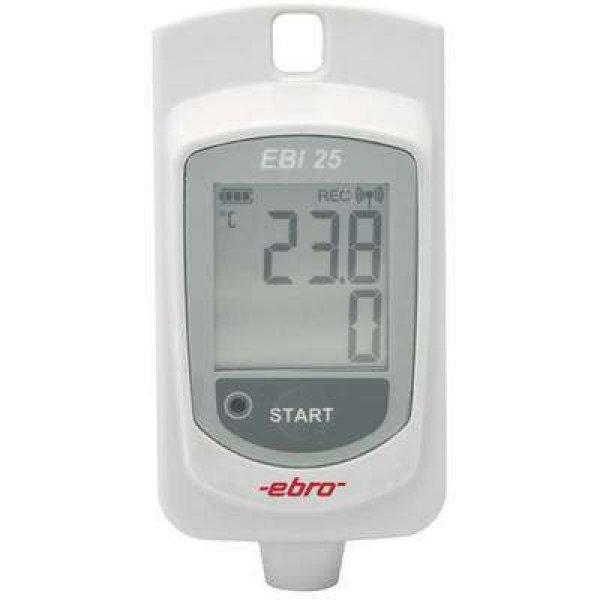 Hőmérséklet adatgyűjtő ebro EBI 25-T Mérési méret Hőmérséklet -30 -
60 °C Kalibrált Gyári standard (tanúsítvány nélkül)