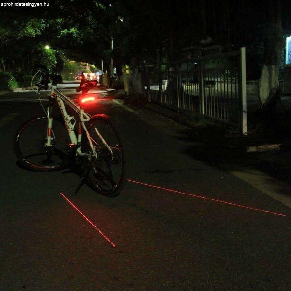 Kerékpár lámpa, bicikli lámpa, kerékpár hátsó lámpa indexes funkcióval