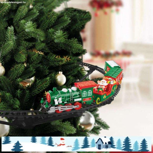 Bewello Karácsonyfa kisvasút - zenél, világít - elemes