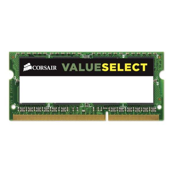 Corsair ValueSelect CMSO8GX3M1C1600C11 8GB (1x8GB) 1600MHz DDR3L SODIMM Laptop
Memória