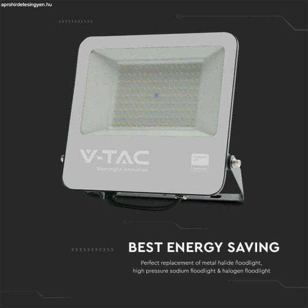 V-TAC LED reflektor 100W, természetes fehér, fekete házzal - SKU 23440