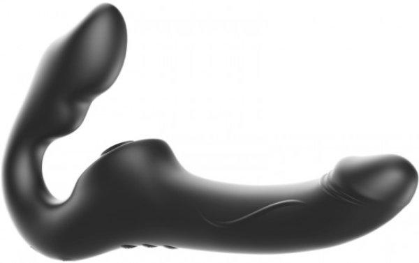 Vibrációs strapless felcsatolható pénisz távirányítóval Magic Mike (21
cm)