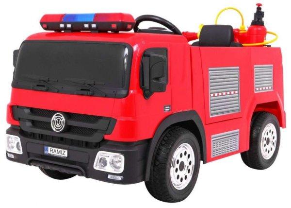 Malipen Játék elektromos tűzoltóautó jelzőlámpával, Piros