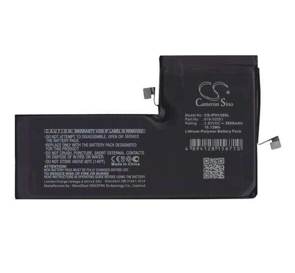 CAMERON SINO Li-Polymer akku (3,83V / 3950mAh, Apple 616-00351 kompatibilis)
FEKETE Apple iPhone 11 Pro Max
