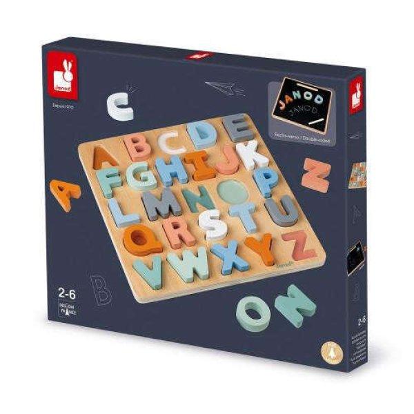 Janod 04412 Terbeli betűk ügyességi oktató játék puzzle