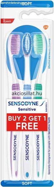 Sensodyne Sensitive Soft fogkefe 3db
