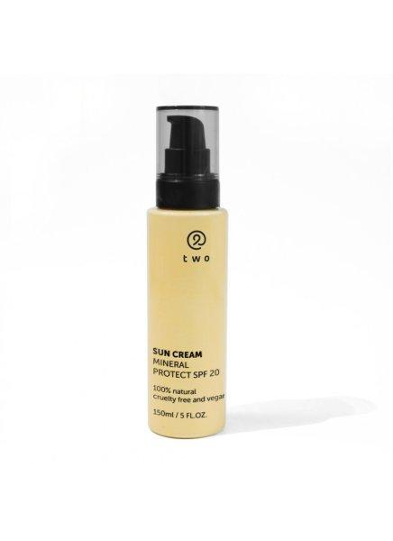 two cosmetics Ásványi fényvédő krém Mineral
Protect SPF 20 (Sun Cream) 150 ml