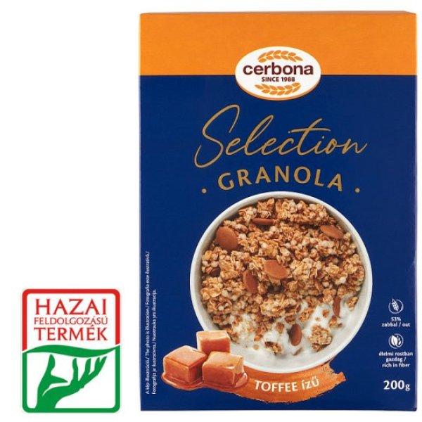 Cerbona granola selection toffee 200 g