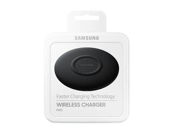 Bliszteres Samsung EP-P1100BBEGWW vezeték nélküli Qi töltő Type - C
csatlakozóval
