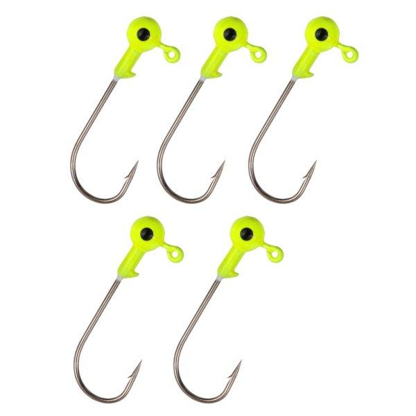 Nevis Master Twister Jig Heads 3G Size 3/0 - 5Db Jigfejes Horog (8560-331)
Sárga