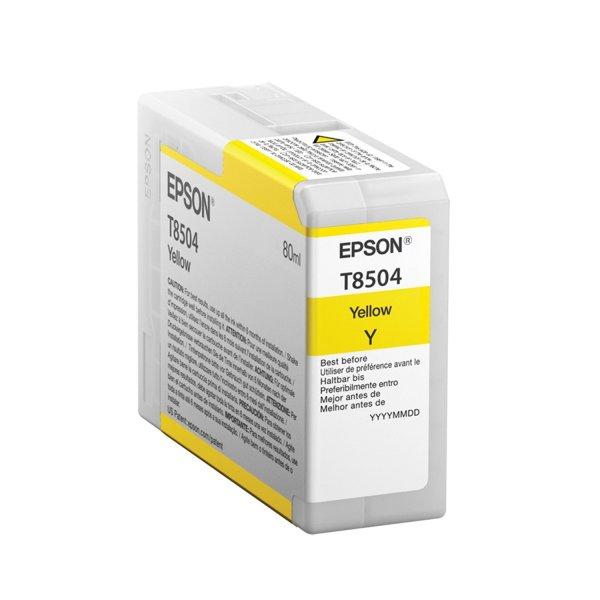 Epson T8504 tintapatron yellow ORIGINAL 