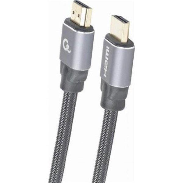 Gembird Premium HDMI 2.0 Ethernet -> HDMI 2.0 Ethernet M/M video kábel 5m
fekete-szürke