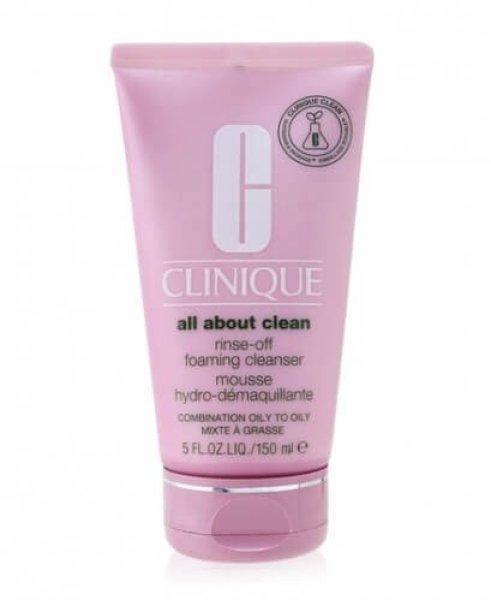 Clinique Tisztító krém zsíros és kombinált
bőrre All About Clean (Rinse-Off Foaming Cleanser) 150 ml