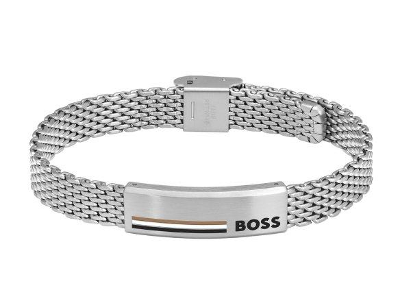 Hugo Boss Stílusos acél karkötő Mesh 1580611