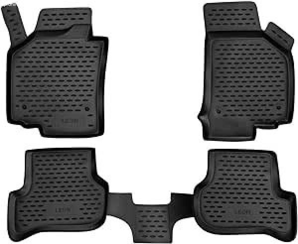 Seat Leon II 2005-13 Novline-Premium 3D méretpontos gumiszőnyeg (TPE)
(NLC.44.02.210 EXP.)