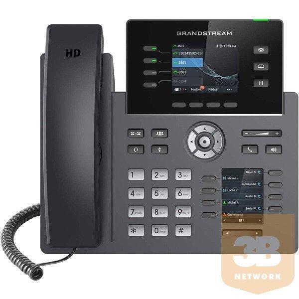 GRANDSTREAM IP Telefon 4 vonalas Carrier-Grade, HD színes LCD kijelző, Wifi-s,
GRP2614