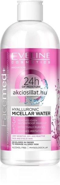 Eveline Facemed+ Hyaluronsavas micellás arclemosó víz 400ml