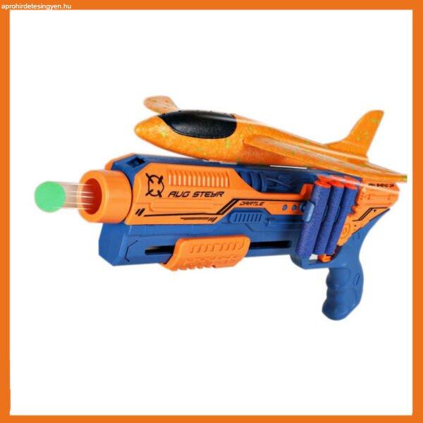 Játékfegyver kiegészítőkkel narancssárga 10014291