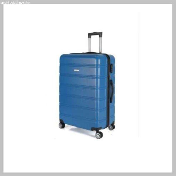 Royalty Line keményfalú bőrönd kék NAGY