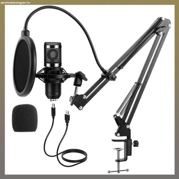 Asztalra szerelhető stúdió mikrofon, USB HOP1001645