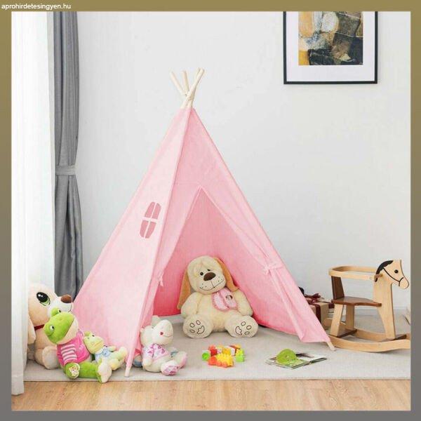 Indián sátor gyerekeknek rózsaszín HOP1000941-2