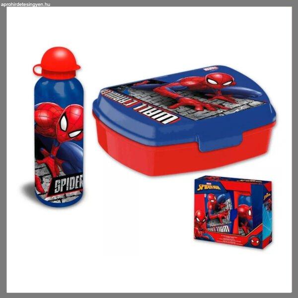 Spiderman, Pókember Wall szendvicsdoboz + kulacs szett EWA50006SP